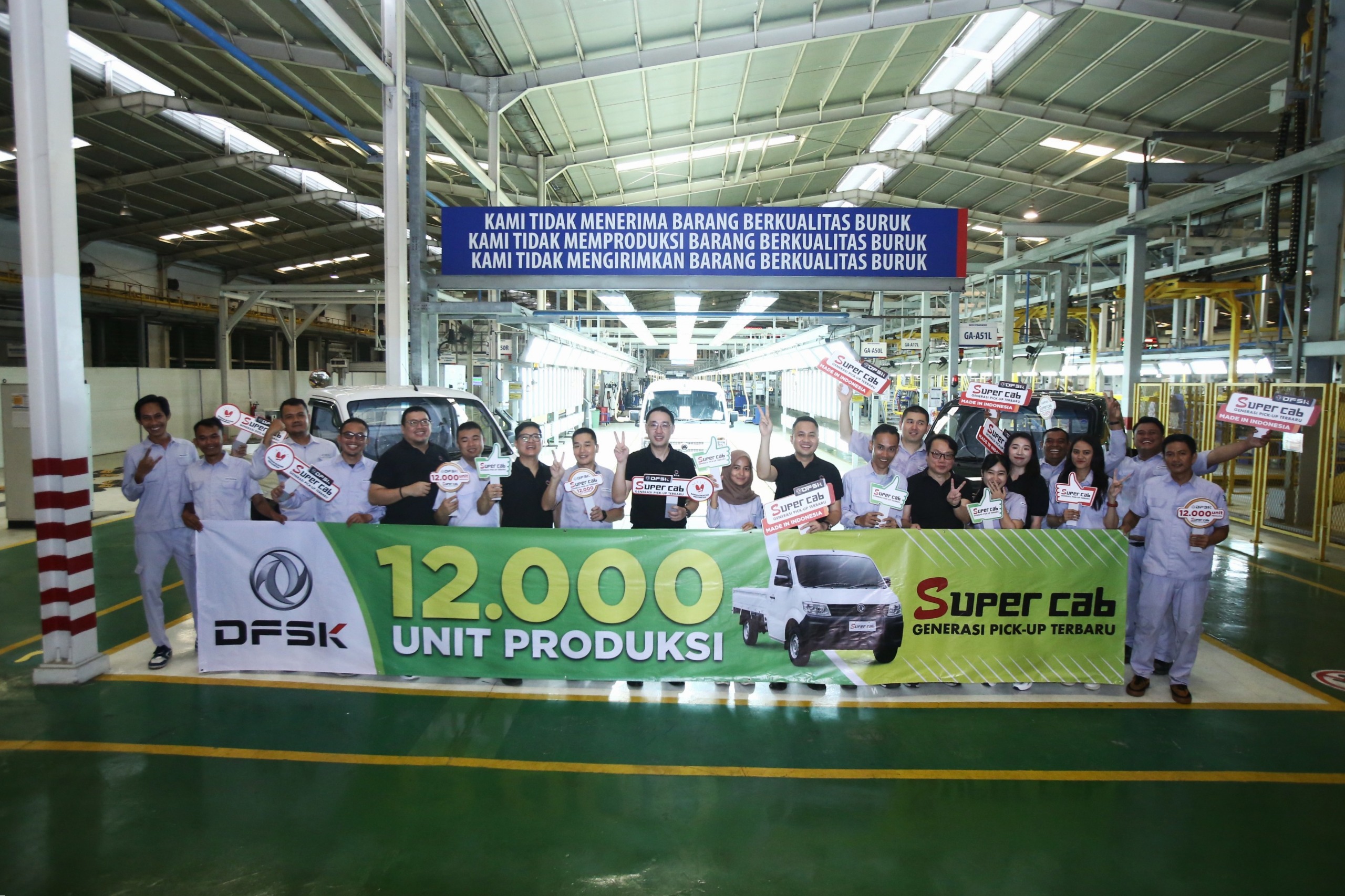 DFSK Rayakan Produksi Super Cab ke-12.000, Bukti Kepercayaan Pelaku Usaha Lokal