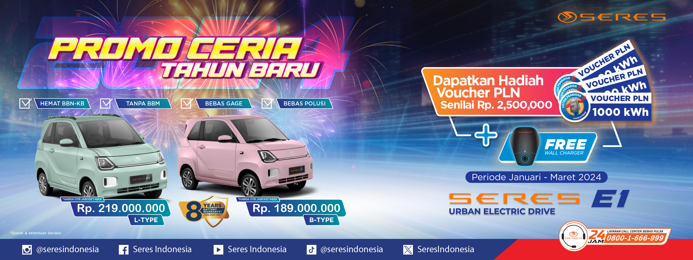 Program Ceria Tahun Baru bersama DFSK & SERES