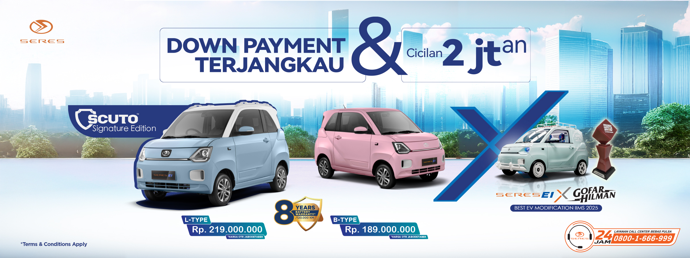 SERES E1 Hadir di Mall Kelapa Gading 3 Jakarta, 10-16 Maret 2025